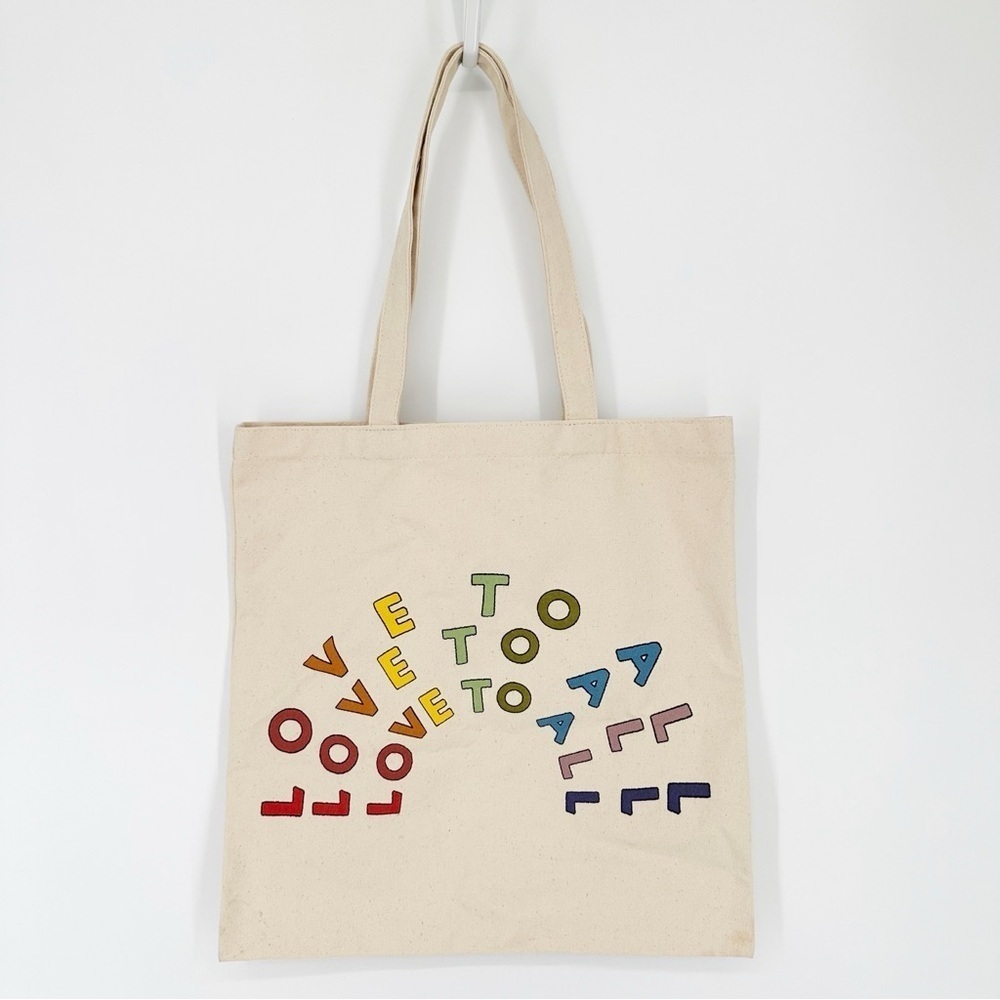 Madewell x Human Rights Campaign Love to All Pride Reusable Canvas Tote Bag